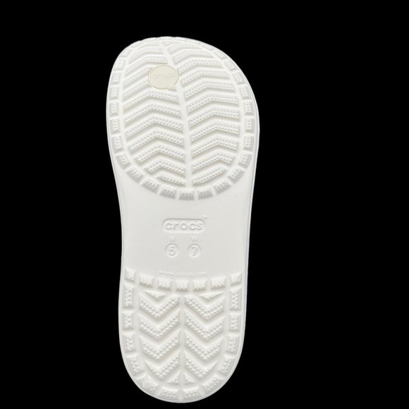 Crocs Womens Bayaband Flip Flop Sandals Size 7 White Water Friendly Lightweight - Picture 12 of 16